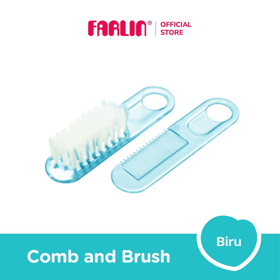 Farlin Comb and Brush/Sisir Rambut bayi