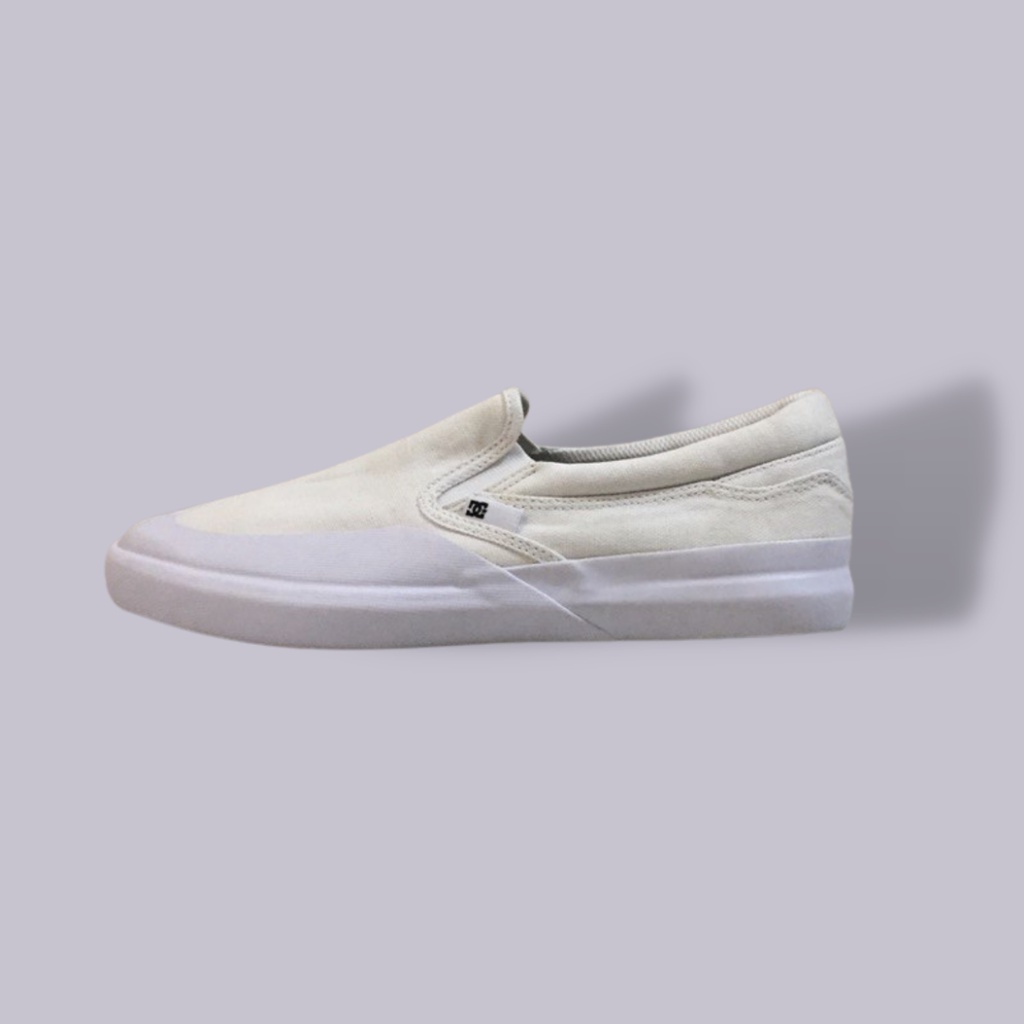 Sepatu Slip On DC Shoes Original Infinite M Shoe White Deadstock No Box