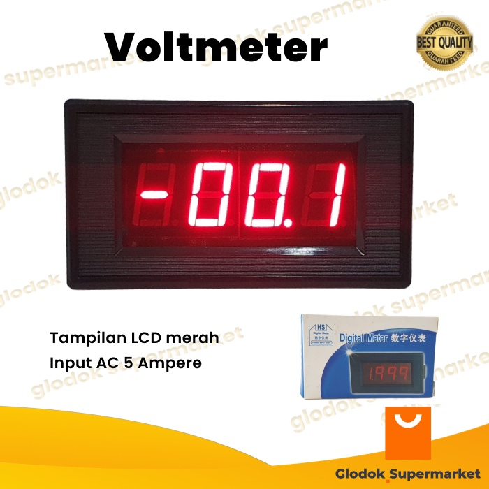 Volt Meter Digital AC 50A HS Alat Ukur Voltase Voltmeter