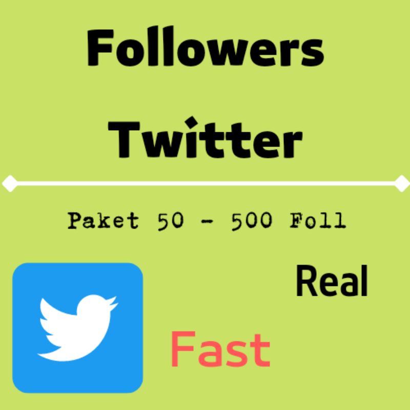 Twitter Followers Real Permanen No garansi