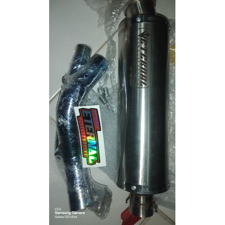 Knalpot fullsystem Eternal bluemoon + DB killer Aerox/Lexi