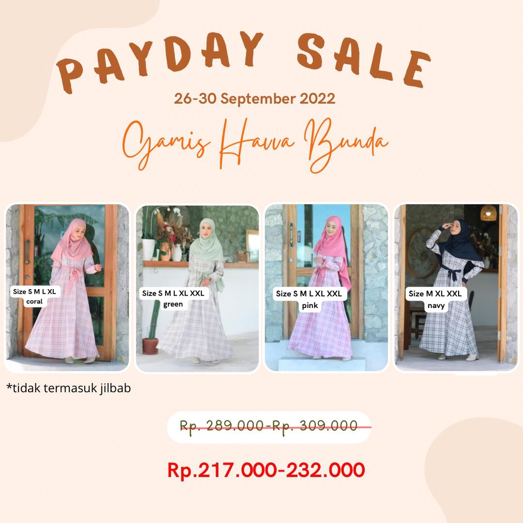 Maysuun Hijab - Gamis Dewasa Havva[ Gamis Wanita Muslimah Terbaru | Gamis Terbaru ]