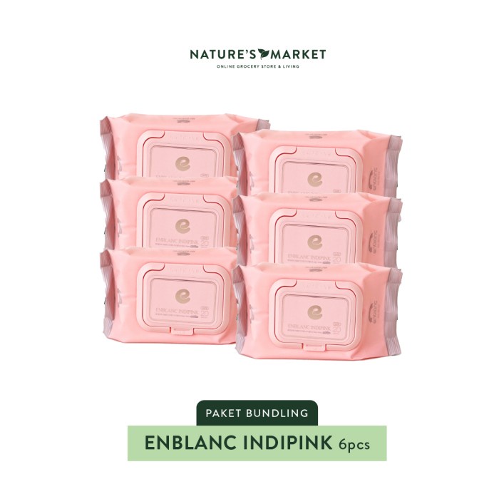 

Paket Enblanc Premium Baby Wipes Indipink 20 Sheets - 6pcs