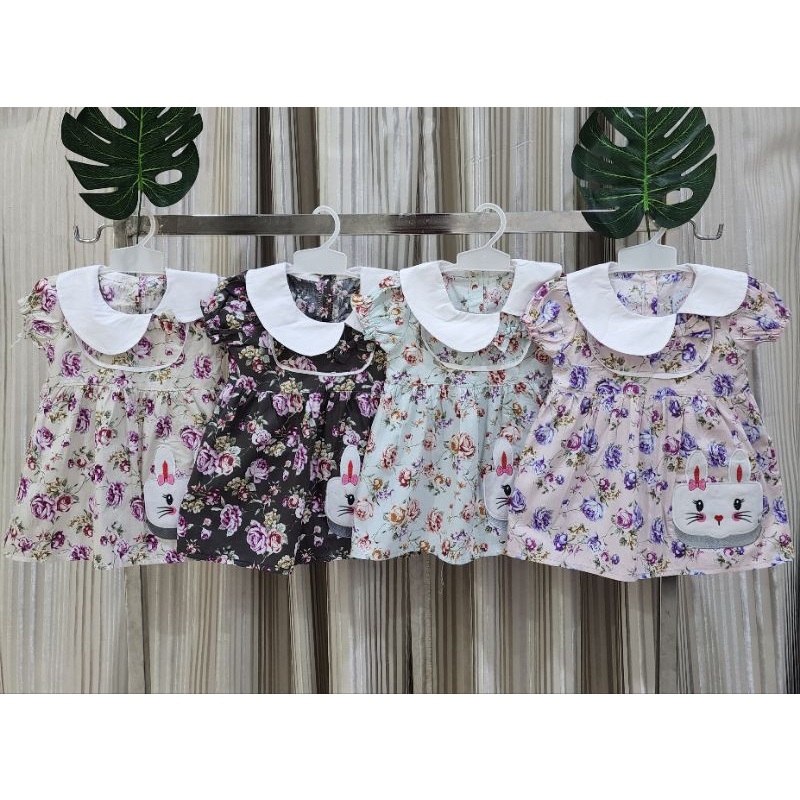 Baju bayi perempuan set dress baby girl