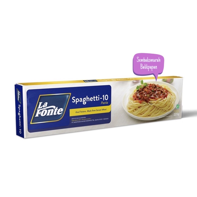 

Lafonte spaghetti dan fettuccine 225gr