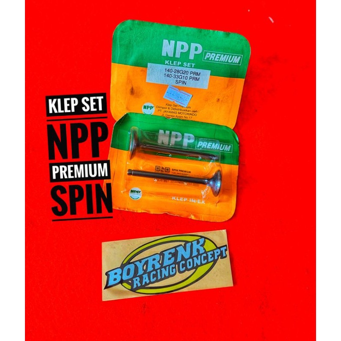 KLEP SET / PAYUNG KLEP SUZUKI SPIN SET IN EX NPP PREMIUM - BOYRENK RACING