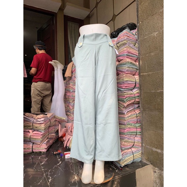 CELANA KULOT WANITA BAHAN MOSCREPE LEMBUT