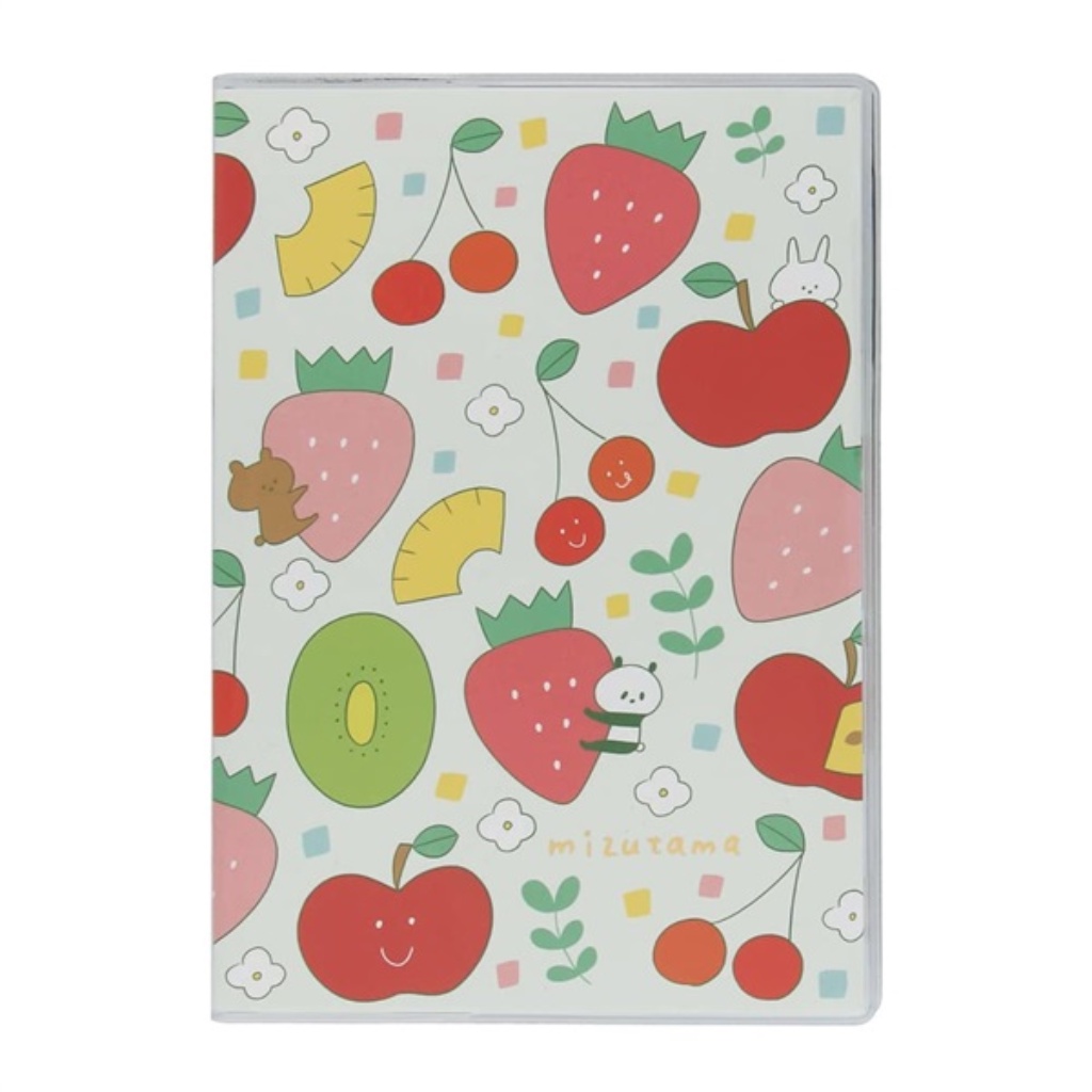 

Mark's Mizutama B6 Monthly Notebook Fruits