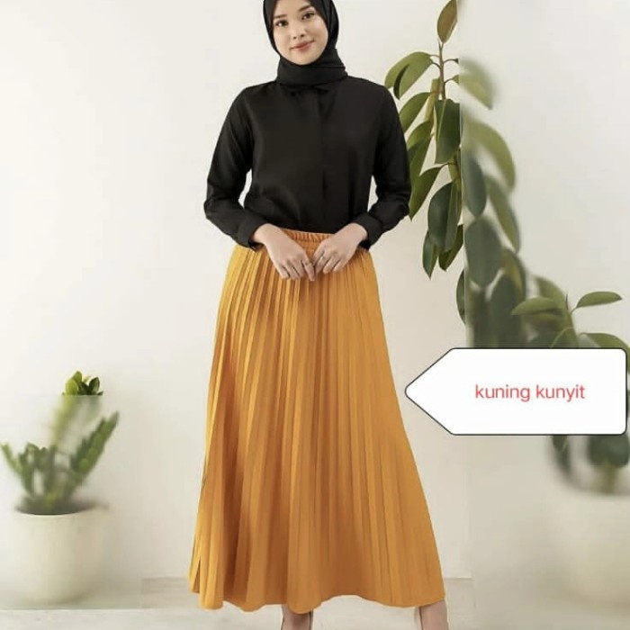 ROK PLISKET  / ROK PLISKET PEREMPUAN / PAKAIAN PEREMPUAN / ROK PLISKET WANITA / ROK PLISKET PREMIUM / PLISKET ROK WANITA