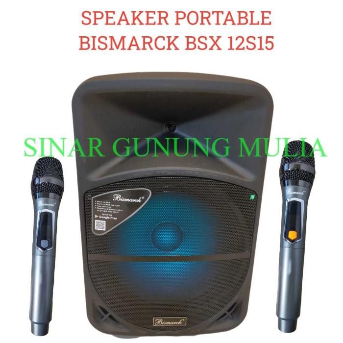 Speaker aktif portable bismarck BSX 12S15 15 inch original