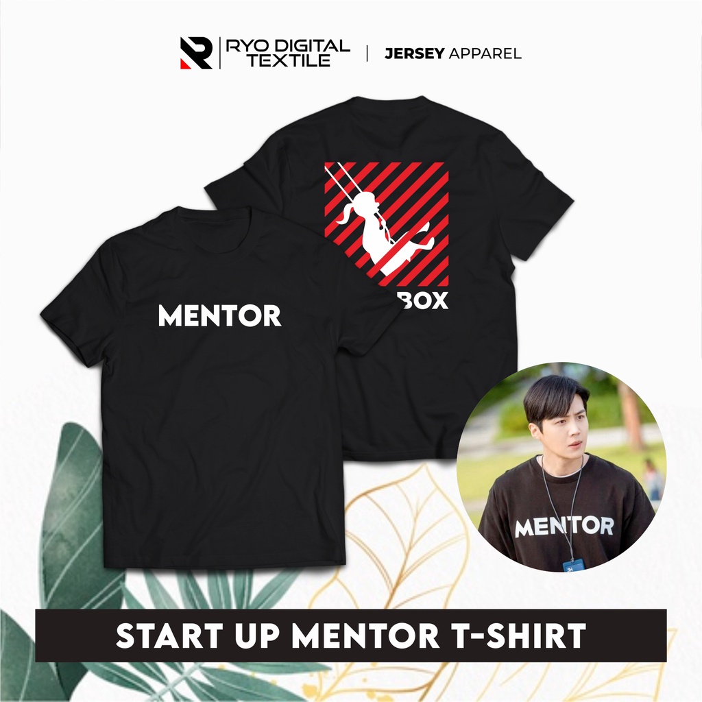 Kaos Katun Korea Baju START UP SANDBOX MENTOR CEO STAFF Tshirt