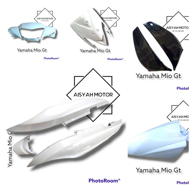 Bodi Halus Yamaha Mio GT Warna Putih