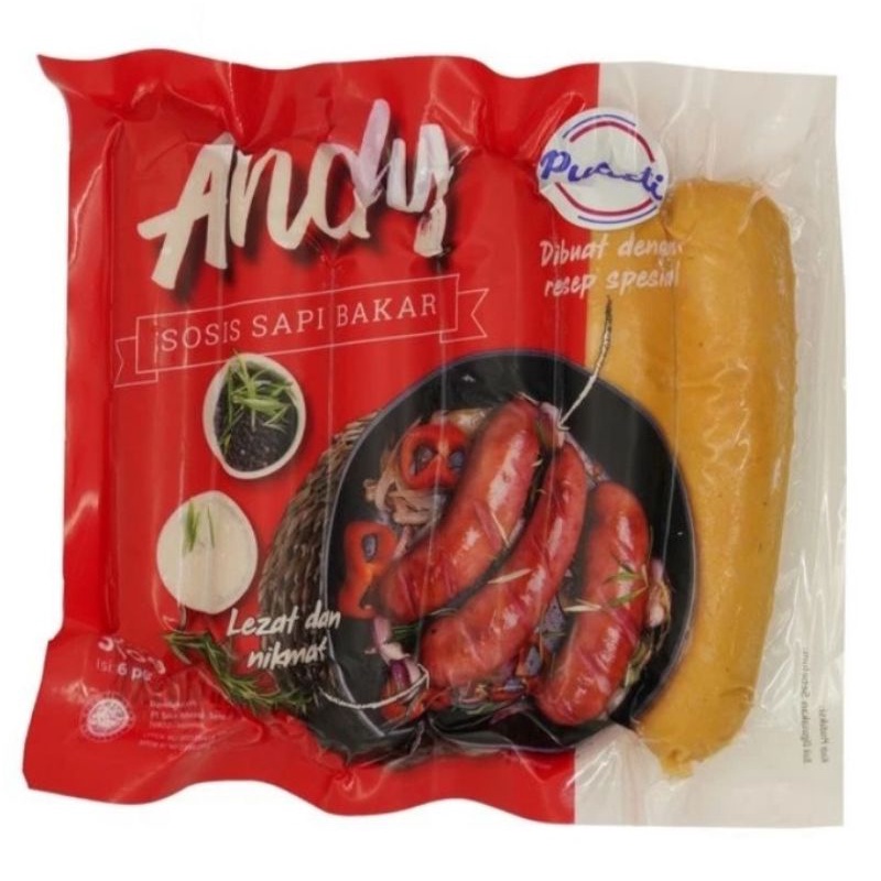 

Andy Sosis Sapi Bakar Ori isi 6 Pcs