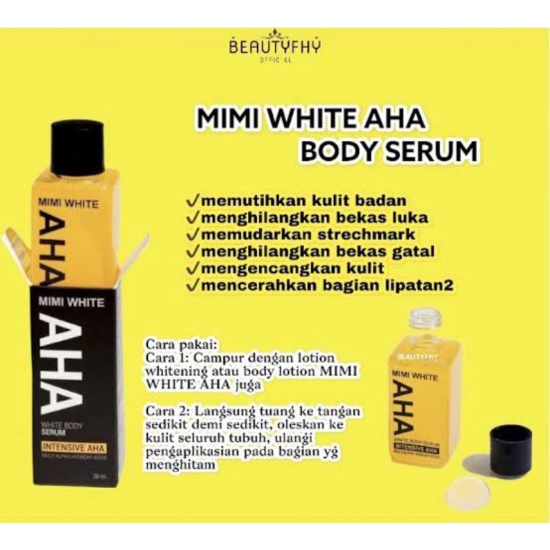 AHA Mimi whitening