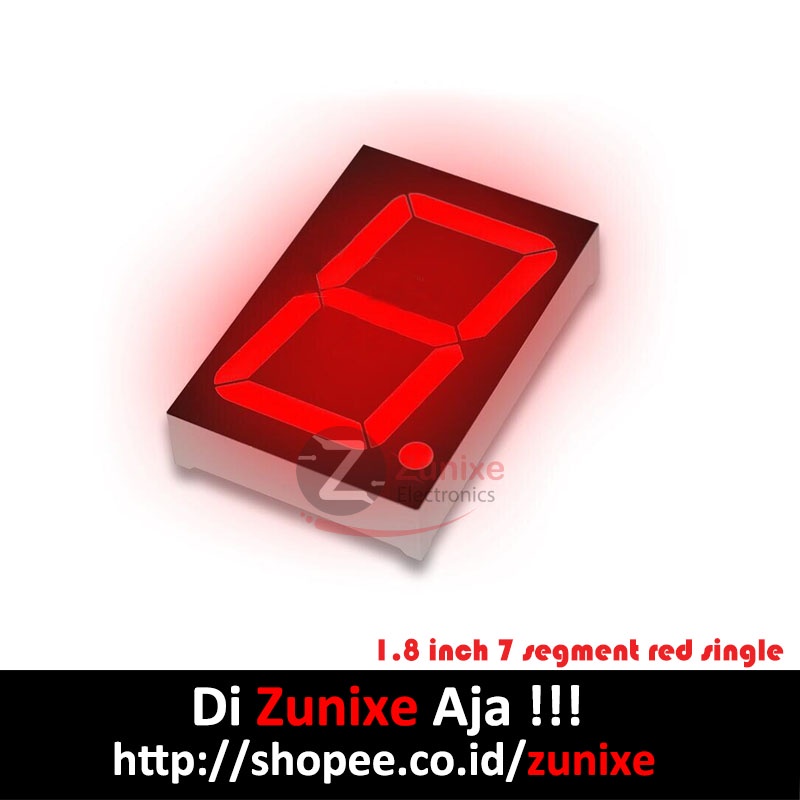 7 Segment 1.8 INCH Red Display