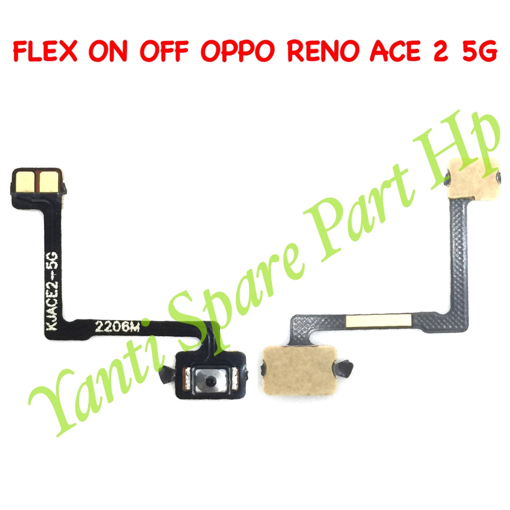 Flexible On Off Oppo Reno ACE 2 5G Original Terlaris New