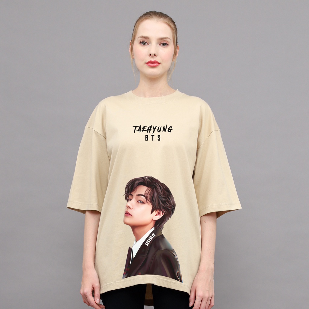 UNIQUE - (Unique Series) Kaos Oversize BTS Taehyung II