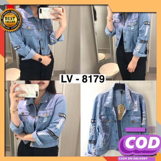 Jaket Jeans Cod Jaket Levis Wanita Crop Jeans Murah Dewasa Rawis Jumbo Victoria Station List Off Wh