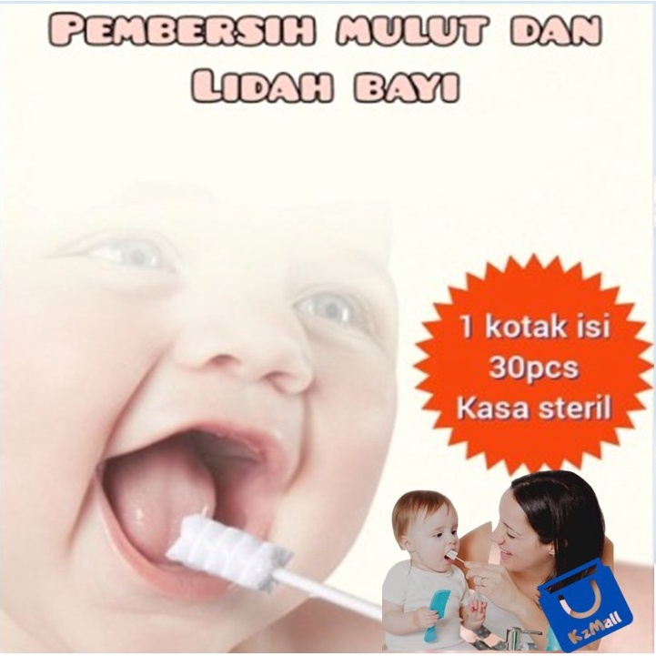 Stik Kasa Pembersih Mulut Lidah Gusi Bayi Untuk Bayi 0-3 Tahun / Baby oral cleaner care / Baby Mouth Cleaner