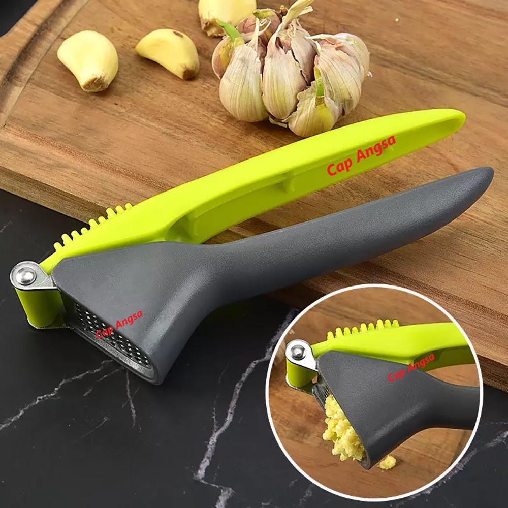 PENGHANCUR PENGHALUS BAWANG PUTIH PEMECAH GARLIC PRESS ONION CHOPPER MINCE PASTE PENCACAH PERAS SLICER