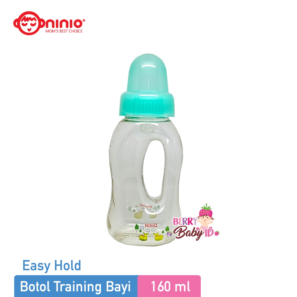 Ninio Easy Hold Training Bottle Botol Minum Bayi Anak 160 280 ml Berry Mart