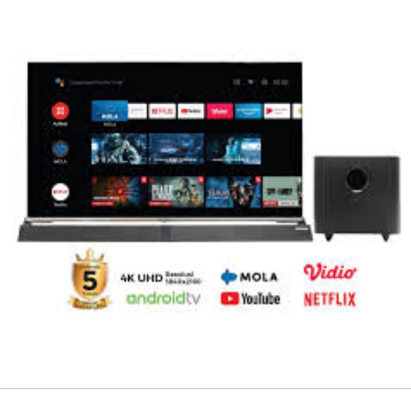 POLYTRON 50BUG9959 Smart TV 4K HDR Soundbar 50″ PLD