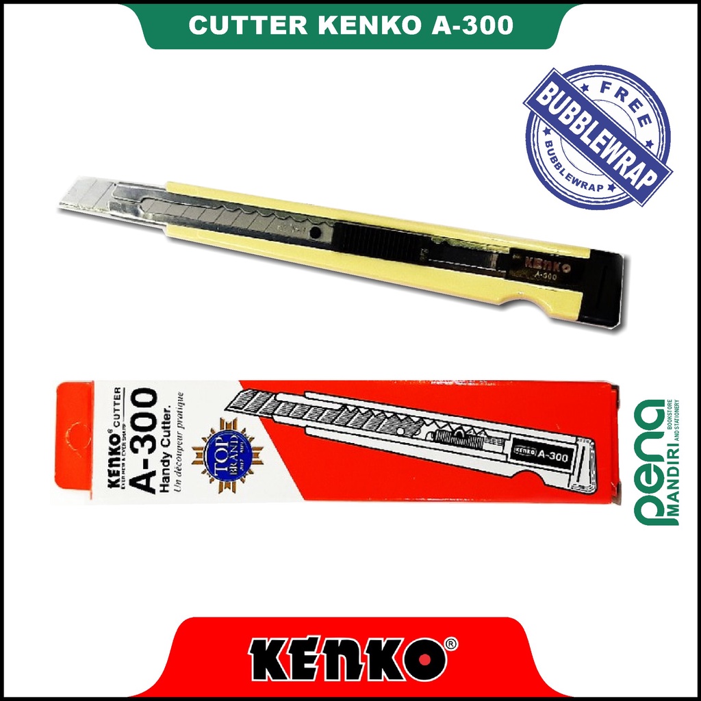 Pisau Cutter A-300 Kenko / a300 / A 300 Kenko