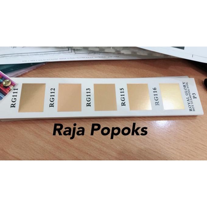 

ROYAL GLORY RG HOT STAMPING FOIL EMAS DOFF uk 120M x 64CM