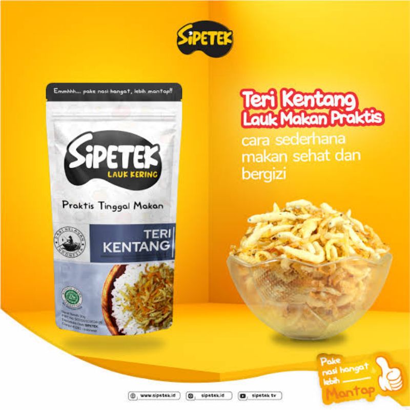 

SIPETEK LAUK PAUK TERI KENTANG 30G