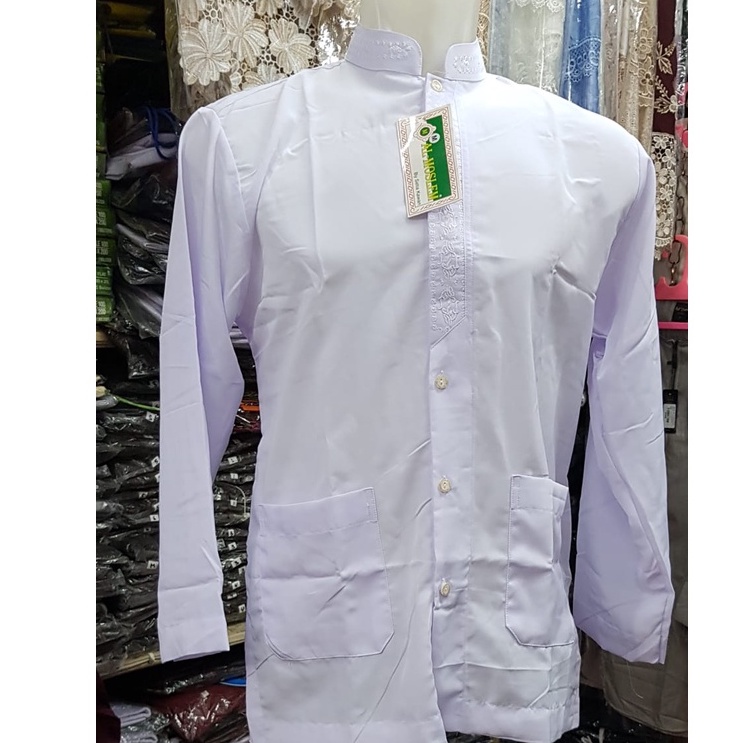 Baju Koko Anak Sekolah SMP / SMA / SMK Lengan Panjang Putih