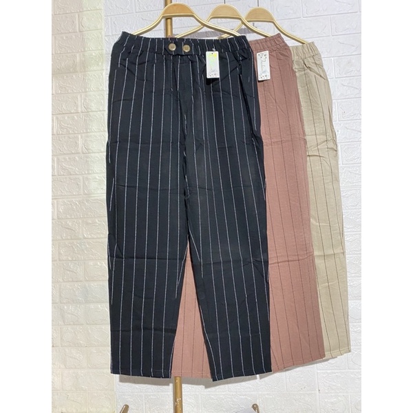 celana salur zara premium import celana jogger salur