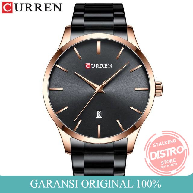 Jam Tangan Pria CURREN 8357  Analog Stainless Steel Chronograph Aktif jam tangan pria digital jam pr
