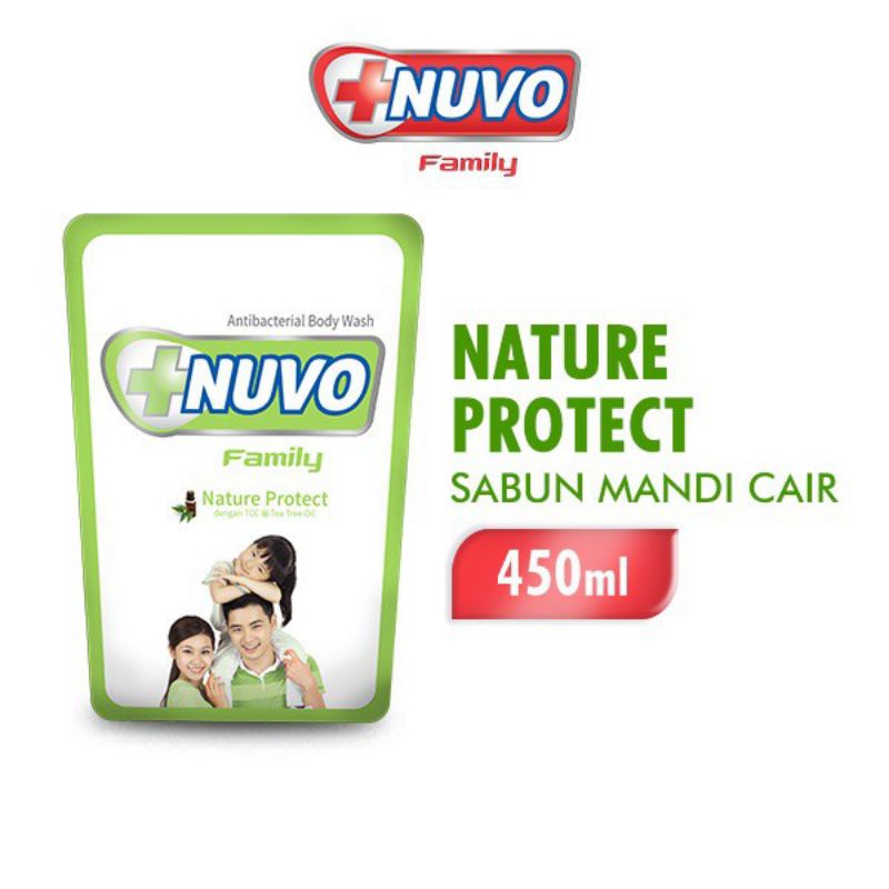 (Refill 400ml) Nuvo Family Body Wash / Sabun Cair