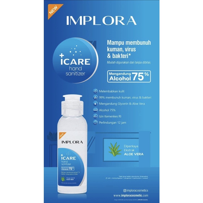 IMPLORA ICARE Hand Sanitizer 100 ml