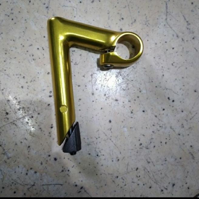stem sepeda balap jadul aloy uno - gold