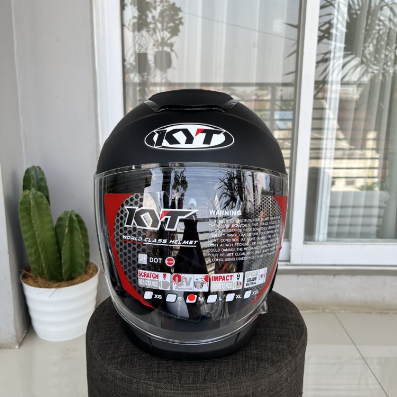 Helm KYT Kyoto R Black Matte / KYT Kyoto R