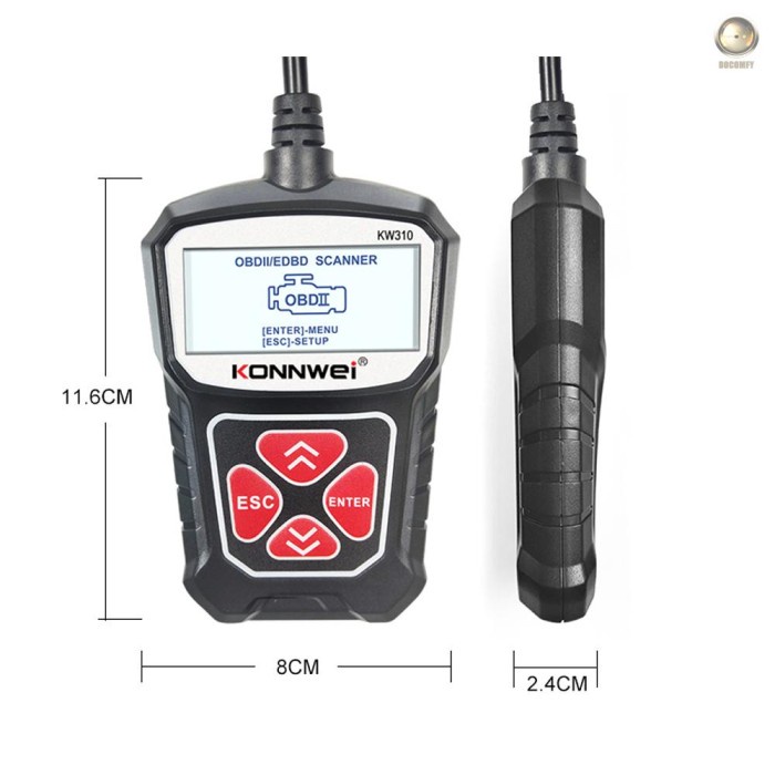 Konnwei Kw310 Alat Scanner Diagnostik Mobil Universal Profesional