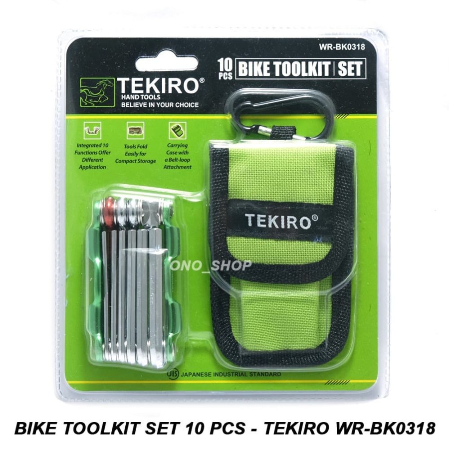 Tekiro TE-BT10S - Tool Kit Set Bike 10 Pcs