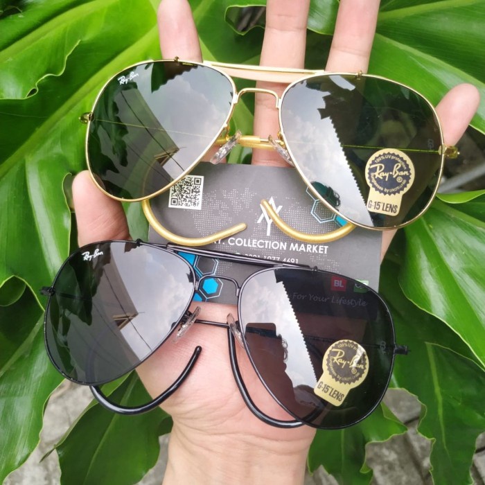 kacamata sunglasses Aviator Per 3030 Size 62 premium