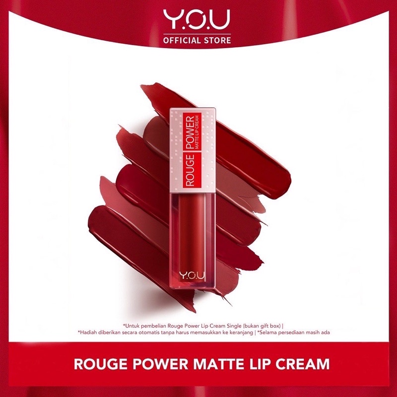 YOU ROUGE POWER MATTE LIPCREAM