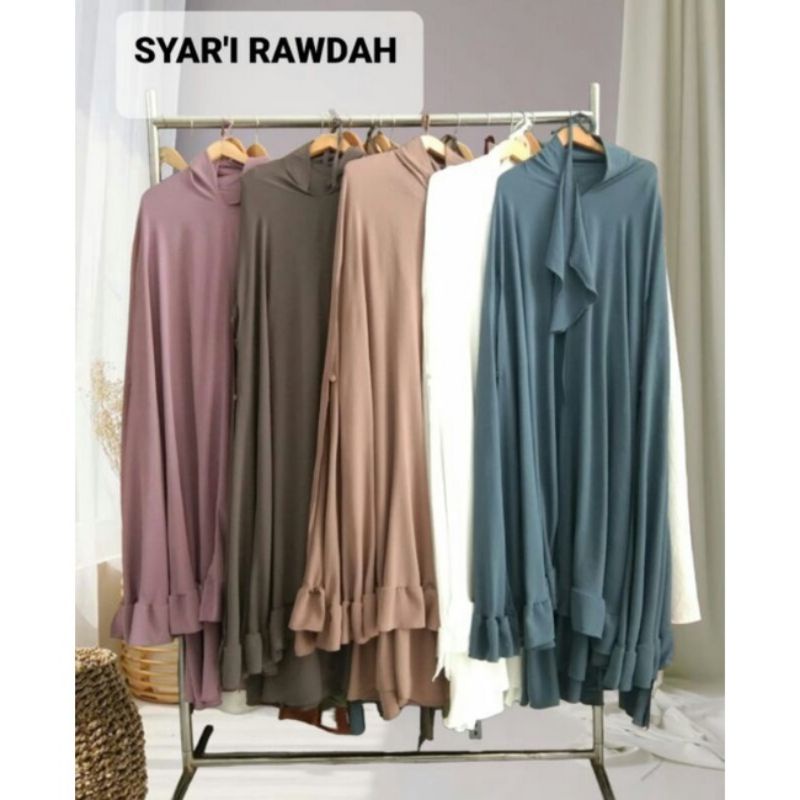 Set Syari RAWDAH (FLOOR KHIMAR)