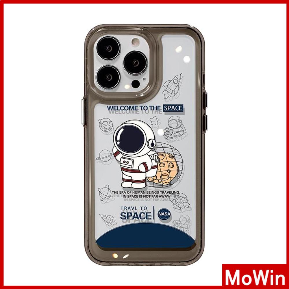 For iPhone 14 Pro Max iPhone Case HD Acrylic High Quality Hard Case Metal Button Protection Camera Shockproof Astronaut Compatible For 14 Plus 13 Pro Max 12 Pro Max 11 XR 7Plus