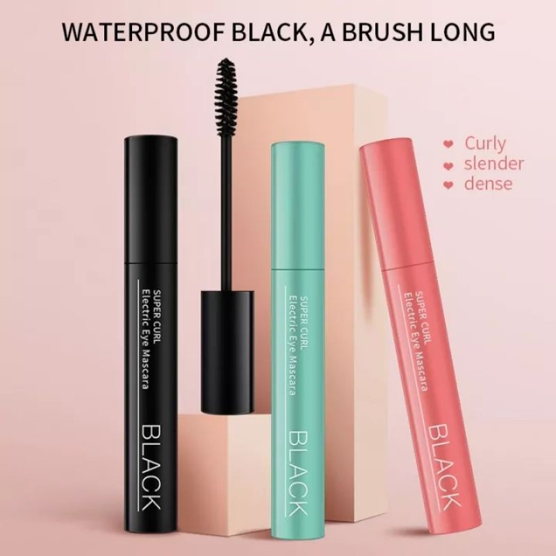LAMEILA EYE ROTARY MASCARA / MASCARA FASHION THICK MASCARA WATERPROOF BLACK LAMEILA SUPER CURL EYE M