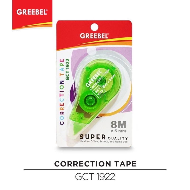 

Correction Tape / Pita Koreksi / Tipe X kertas Greebel GCT 1922