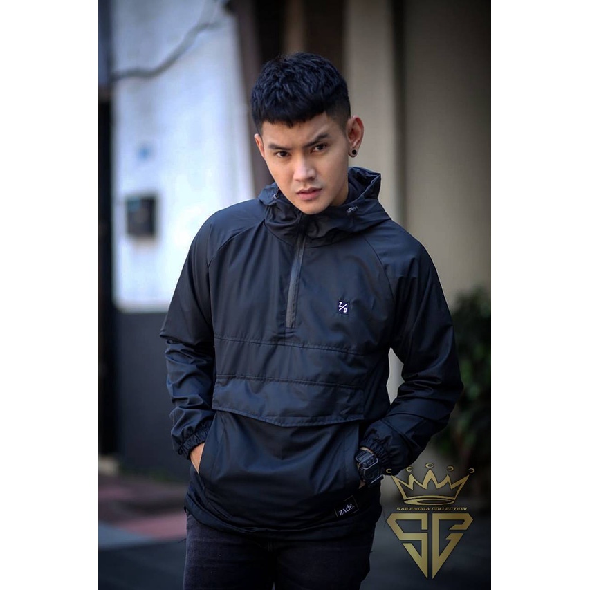 Jaket Parasut Pria Original Salvio Hexsia Kualitas Distro