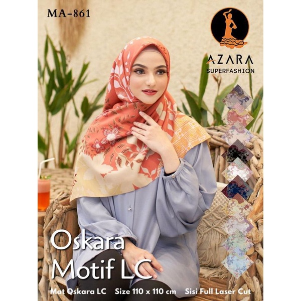 Hijab Oskara Motif LC