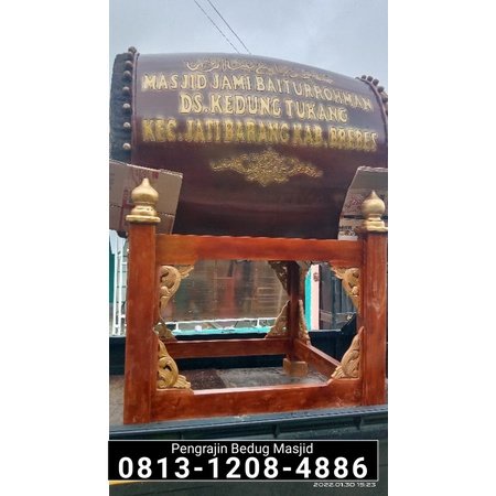 ( Bayar Setelah Besug Sampai Lokasi Anda ) Bedug Masjid Besar Beduk Masjid Kayu Jati Kulit Sapi Kuli