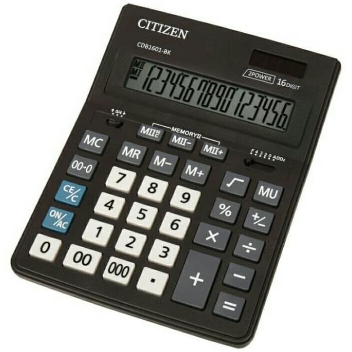 

Calculator Citizen Cdb 1601-Bk 16 Digit