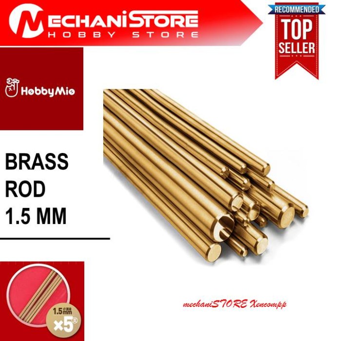 HOBBY MIO BRASS / COPPER ROD 1.5MM - DIORAMA MG HG GUNDAM FIGURE