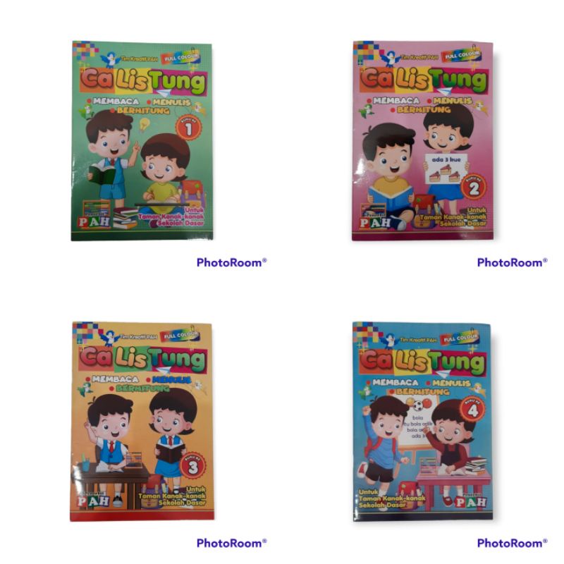 Buku Calistung Untuk TK Dan SD Full Colours PAH